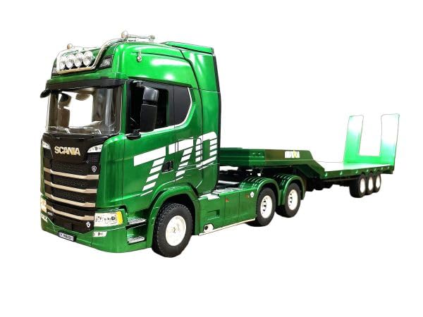 スカニア 770S V8 ヘッド本体＋トレーラーセット 1/18 Amazon.co.jp: Huina Toys 1/18スケール 2.4GHz 19Ch 4x4 RTR Scania